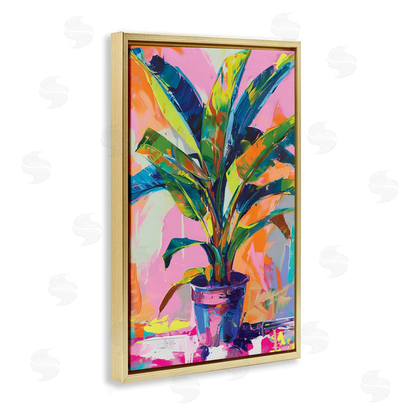 Stupell Industries LSR Design Studio | Vivid Saturated House Plant