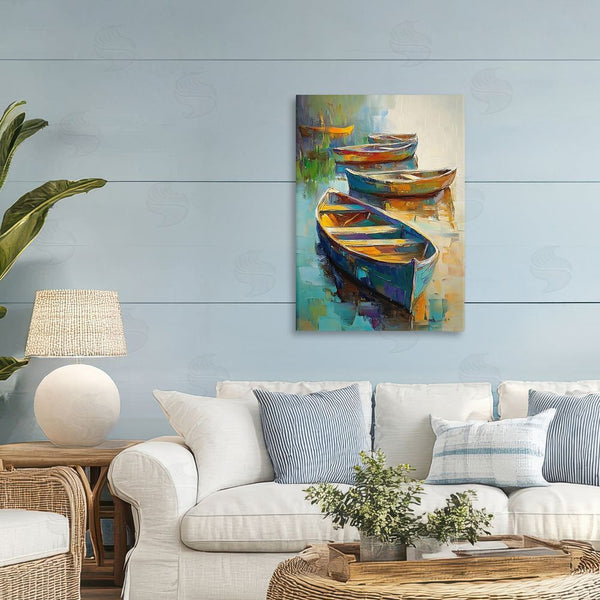 Stupell Industries LSR Design Studio | Waiting Boats Expressionism