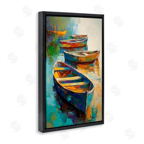 Stupell Industries LSR Design Studio | Waiting Boats Expressionism