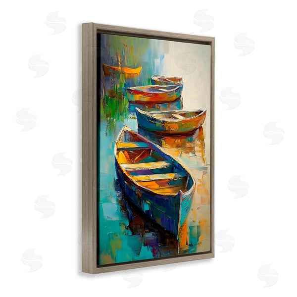 Stupell Industries LSR Design Studio | Waiting Boats Expressionism