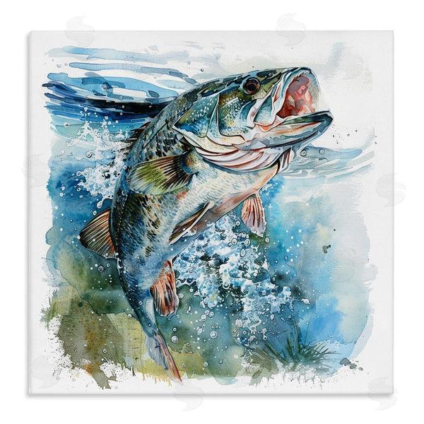 stupell industries LSR Design Studio | Water Splashing Fish