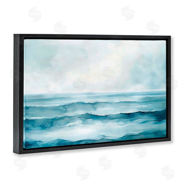Stupell Industries LSR Design Studio | Watercolor Moody Waves