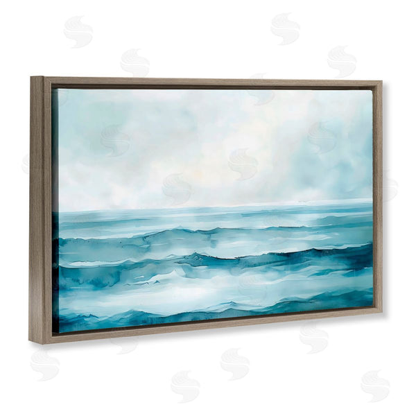 Stupell Industries LSR Design Studio | Watercolor Moody Waves