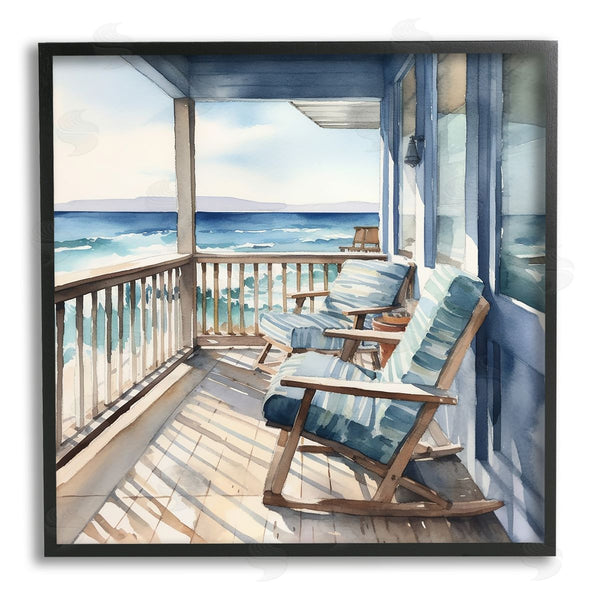 Stupell Industries LSR Design Studio | Waterfront Beach View