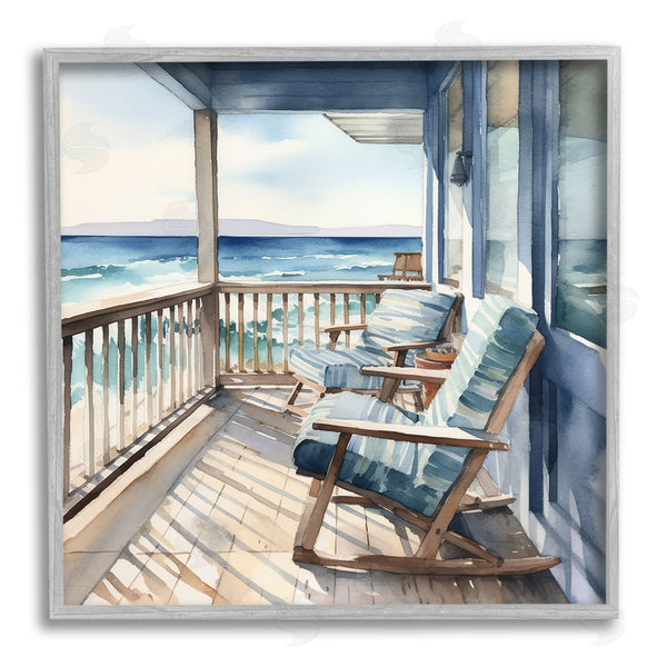 Stupell Industries LSR Design Studio | Waterfront Beach View