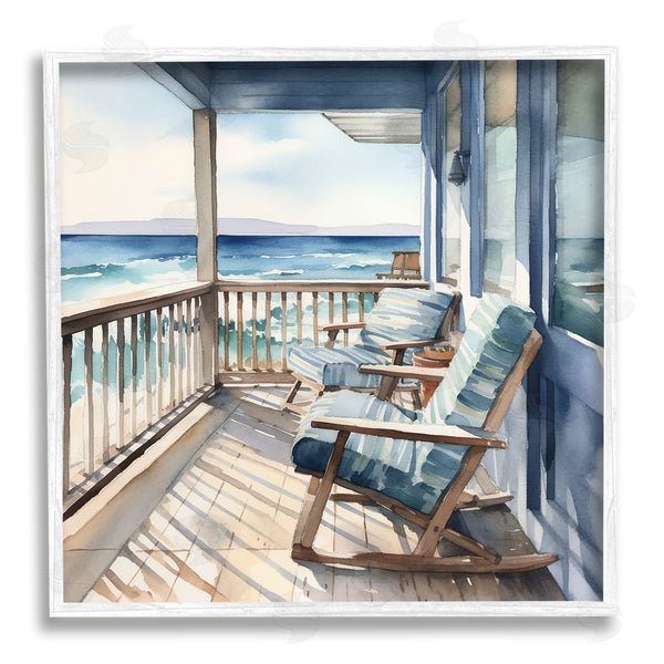 Stupell Industries LSR Design Studio | Waterfront Beach View