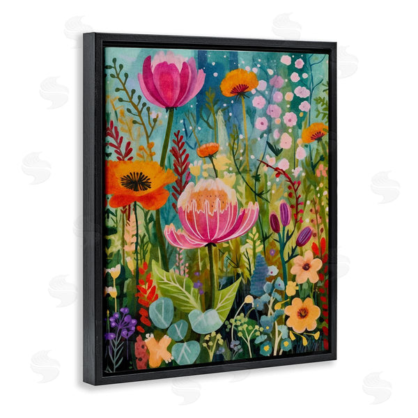 Stupell Industries LSR Design Studio | Whimsical Floral Garden Wall Art
