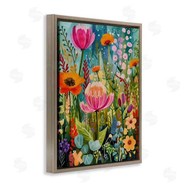 Stupell Industries LSR Design Studio | Whimsical Floral Garden Wall Art
