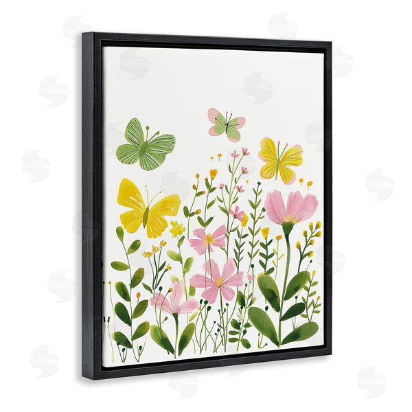Stupell Industries LSR Design Studio | Whimsical Garden Butterflies