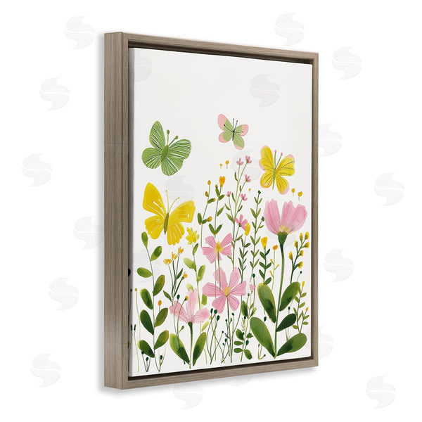 Stupell Industries LSR Design Studio | Whimsical Garden Butterflies