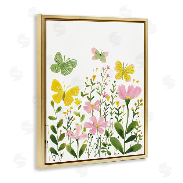 Stupell Industries LSR Design Studio | Whimsical Garden Butterflies
