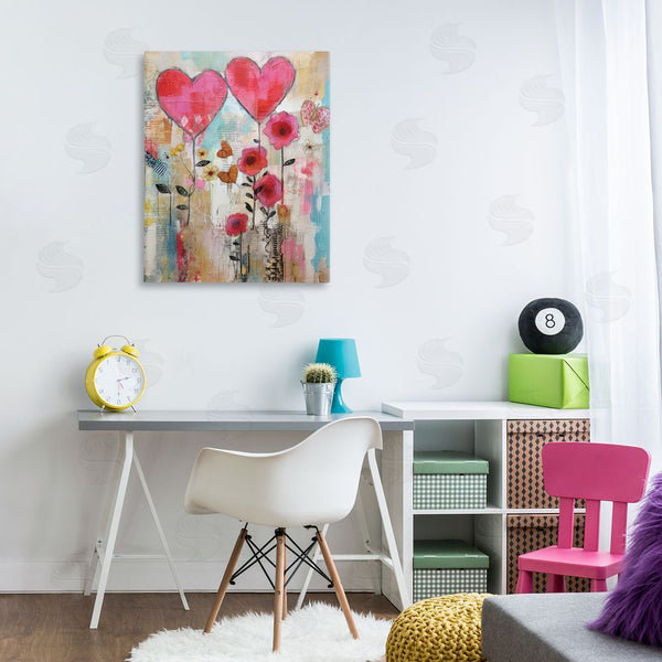 Stupell Industries LSR Design Studio | Whimsical Hearts & Garden Wall Art