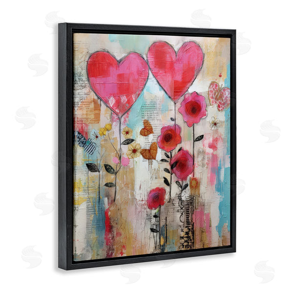 Stupell Industries LSR Design Studio | Whimsical Hearts & Garden Wall Art