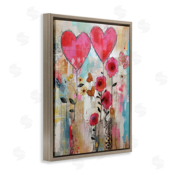 Stupell Industries LSR Design Studio | Whimsical Hearts & Garden Wall Art