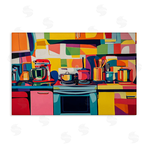 stupell industries LSR Design Studio | Whimsical Hued Kitchen