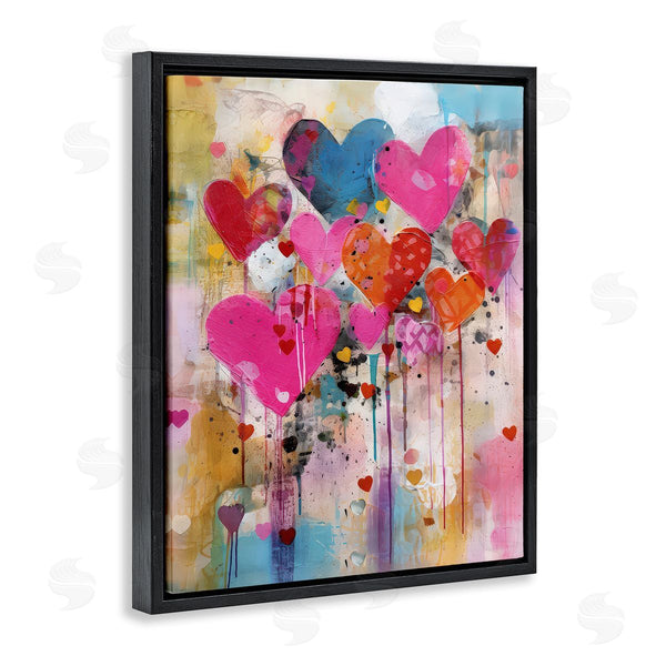 Stupell Industries LSR Design Studio | Whimsical Love Hearts Pattern Wall Art