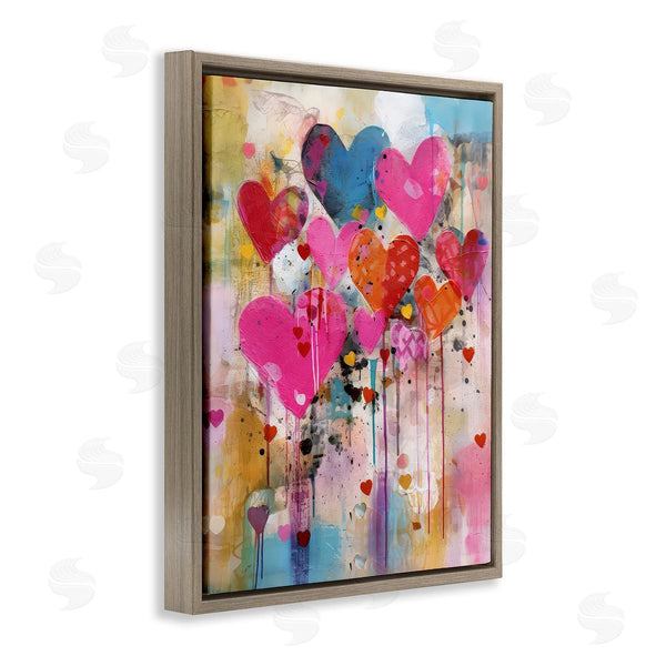 Stupell Industries LSR Design Studio | Whimsical Love Hearts Pattern Wall Art