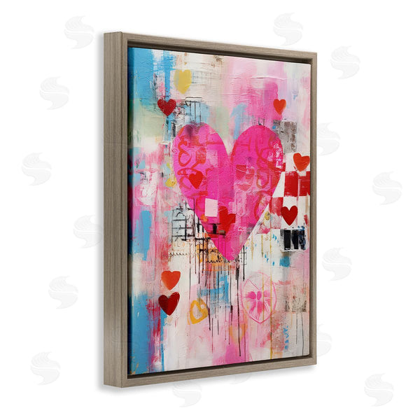 Stupell Industries LSR Design Studio | Whimsical Romance Heart Pattern Wall Art