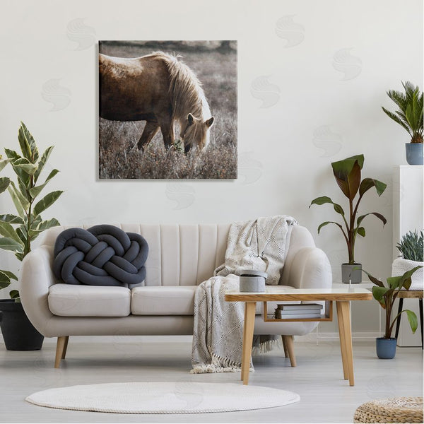 Stupell Industries LSR Design Studio | Wild Horse Grazing Wall Art