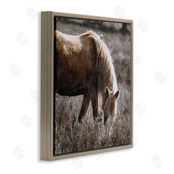 Stupell Industries LSR Design Studio | Wild Horse Grazing Wall Art