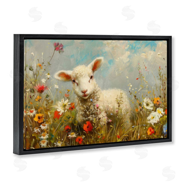 Stupell Industries LSR Design Studio | Wildflower Lamb Portrait