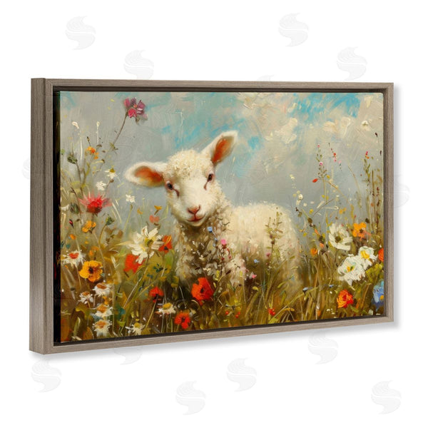 Stupell Industries LSR Design Studio | Wildflower Lamb Portrait