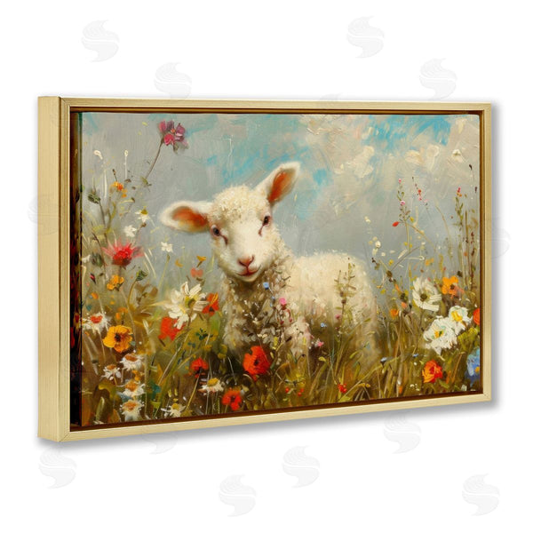 Stupell Industries LSR Design Studio | Wildflower Lamb Portrait