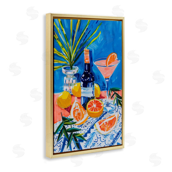 Stupell Industries LSR Design Studio | Wine Bottle & Citrus
