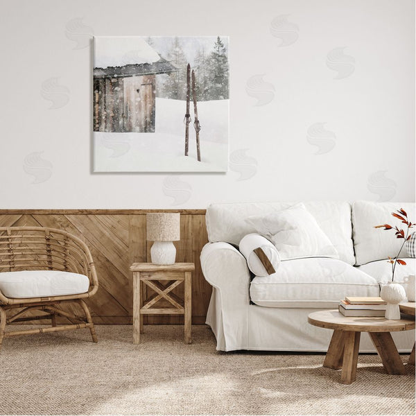 Stupell Industries LSR Design Studio | Winter Cabin Skis Wall Art