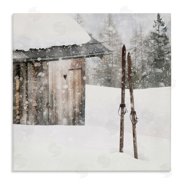 stupell industries LSR Design Studio | Winter Cabin Skis Wall Art