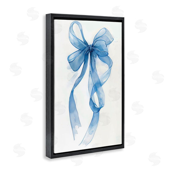 Stupell Industries LSR Design Studio | Wispy Blue Bow Watercolor Wall Art