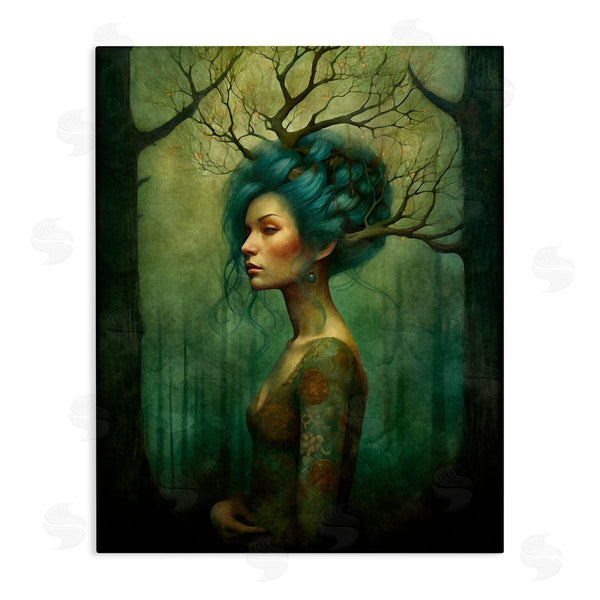 stupell industries LSR Design Studio | Woman in Woodland Scene Wall Art