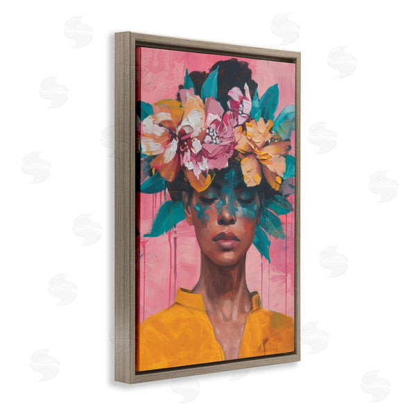 Stupell Industries LSR Design Studio | Woman With Floral Headdress
