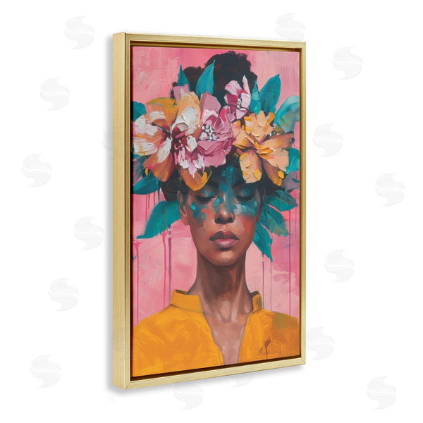 Stupell Industries LSR Design Studio | Woman With Floral Headdress