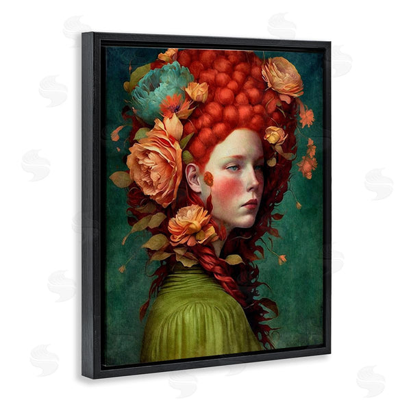 Stupell Industries LSR Design Studio | Woman With Peonies Portrait Wall Art