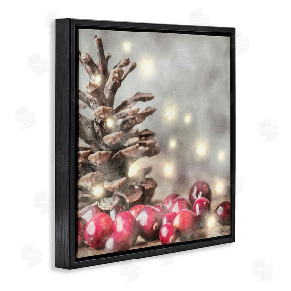 Stupell Industries LSR Design Studio | Woodland Holiday Pinecone Wall Art