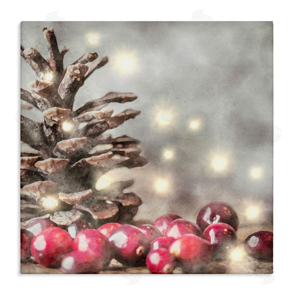 stupell industries LSR Design Studio | Woodland Holiday Pinecone Wall Art
