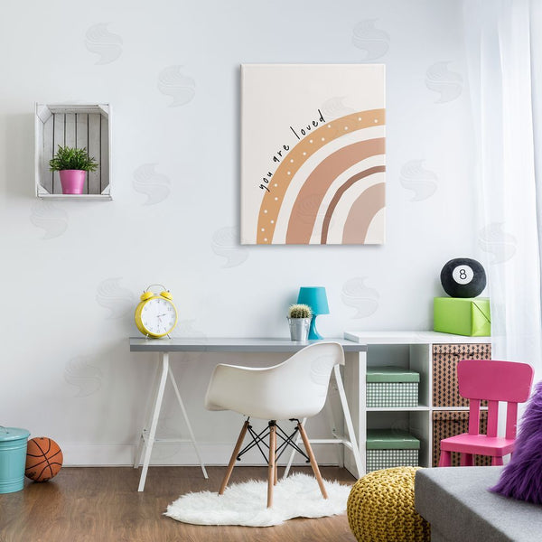 Stupell Industries LSR Design Studio | You Are Loved Rainbow Wall Art
