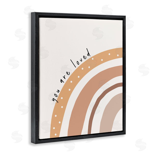 Stupell Industries LSR Design Studio | You Are Loved Rainbow Wall Art