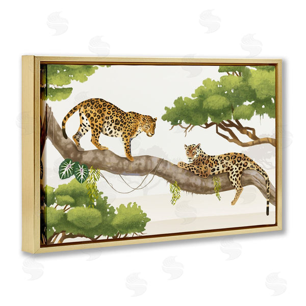 Stupell Industries Lucca Shappard | Leopards Prowling On Branch