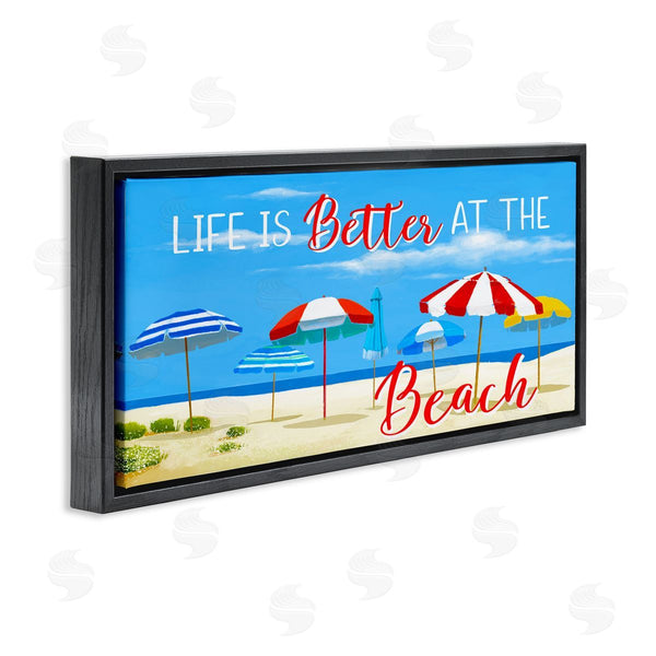Stupell Industries Lucca Sheppard | Better At Beach Scene Wall Art