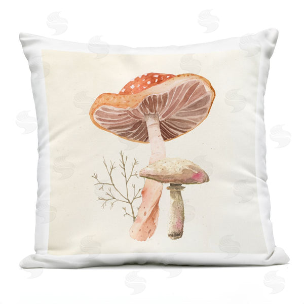 Stupell Industries Lucca Sheppard | Forest Botanical Mushrooms Printed Throw Pillow