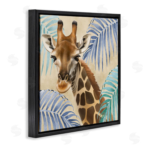 Stupell Industries Lucca Sheppard | Giraffe & Tropical Palms Wall Art
