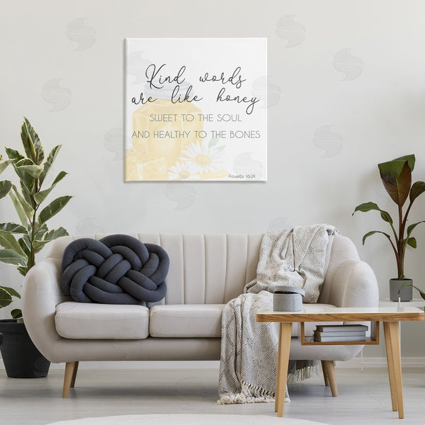Stupell Industries Lucca Sheppard | Kind Words Like Honey Wall Art