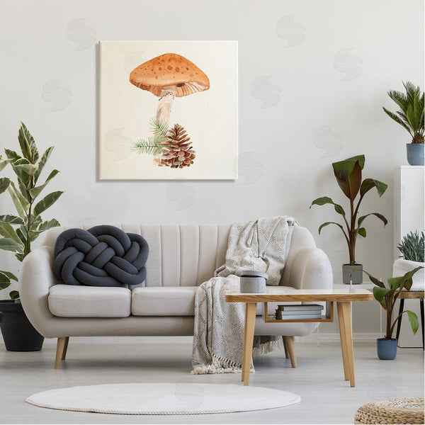 Stupell Industries Lucca Sheppard | Mushroom Pinecone Botanicals Wall Art