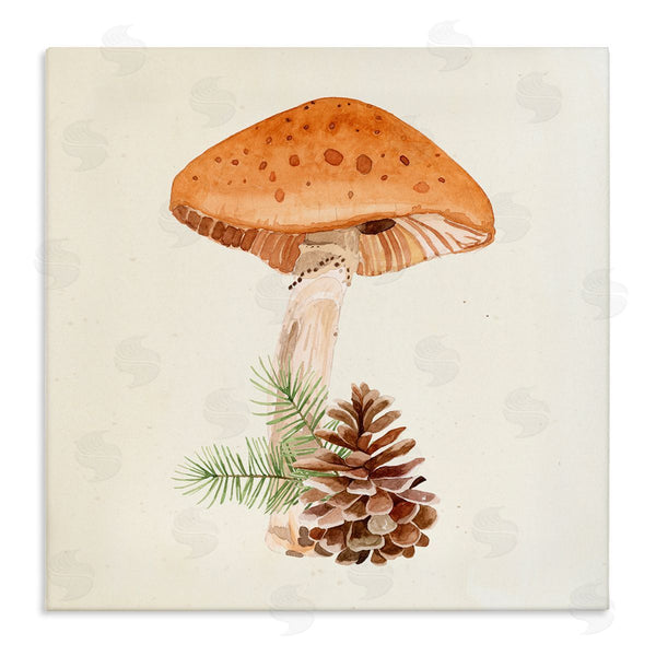 stupell industries Lucca Sheppard | Mushroom Pinecone Botanicals Wall Art