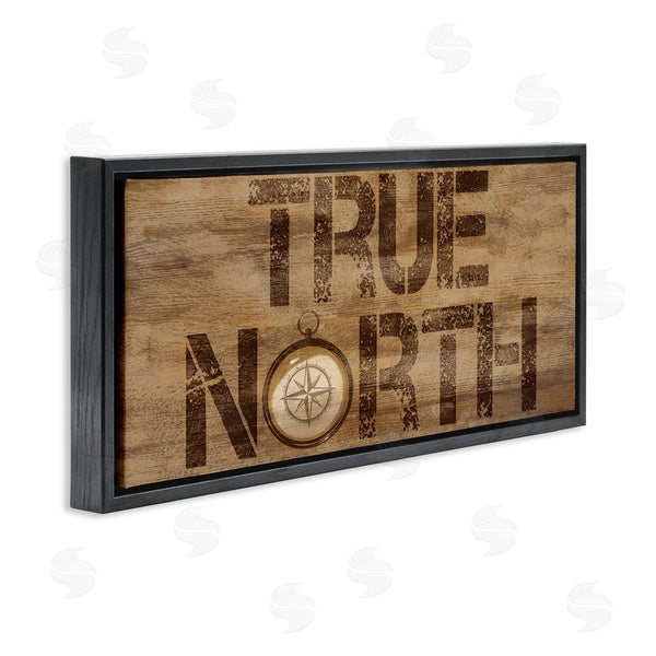Stupell Industries Lucca Sheppard | Rustic True North Compass Wall Art