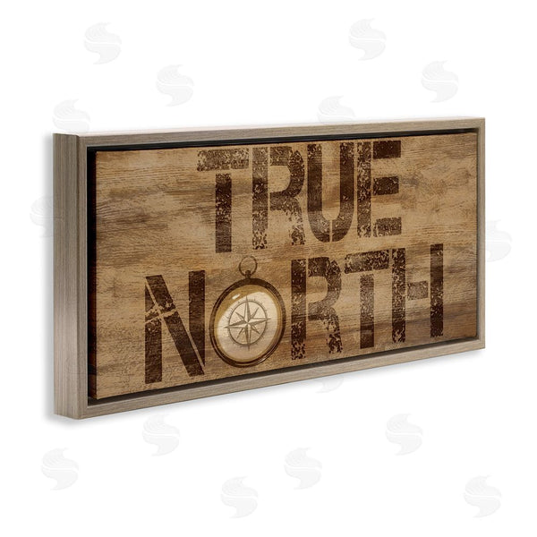 Stupell Industries Lucca Sheppard | Rustic True North Compass Wall Art