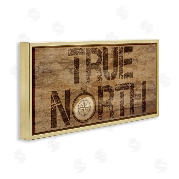 Stupell Industries Lucca Sheppard | Rustic True North Compass Wall Art