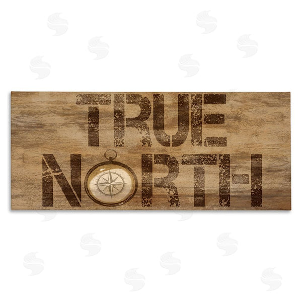 stupell industries Lucca Sheppard | Rustic True North Compass Wall Art